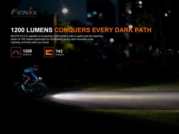Svetlo na bicykel Fenix BC21R V3.0 ...