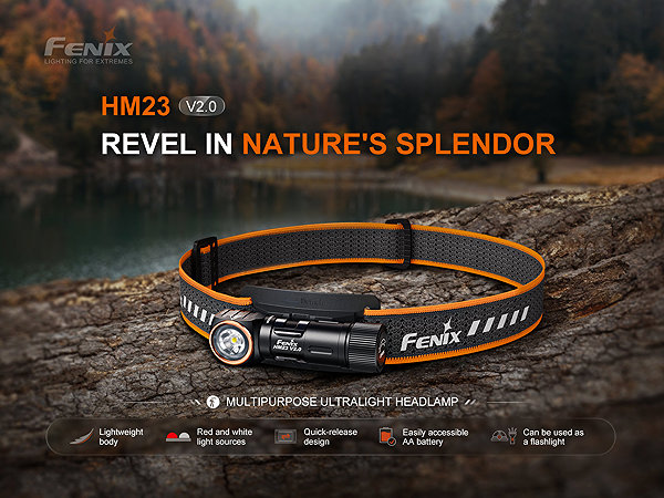 Headlamp Fenix HM23 V2.0 .
