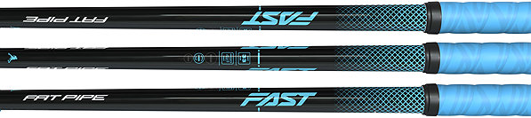 Floorball ütő FAT PIPE FAST 33 BLUE 80, jobbkezes ...