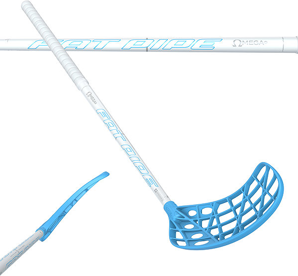 Floorball ütő FAT PIPE Omega 27 CTRL 96, jobbkezes ...