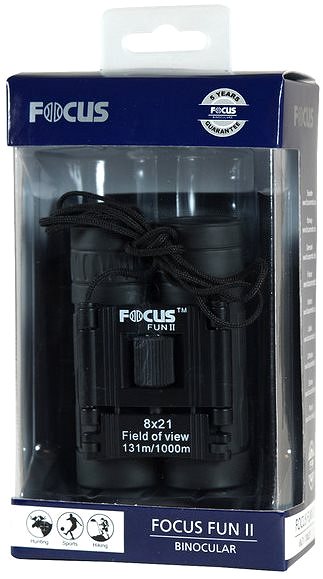 Binoculars Focus Fun II 8x21 Packaging/box