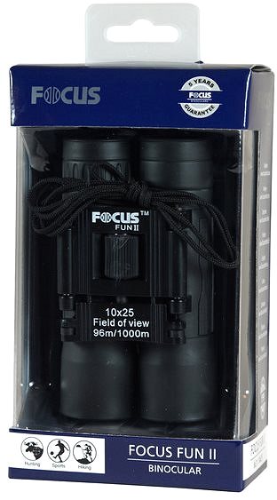 Binoculars Focus Fun II 10x25 Packaging/box