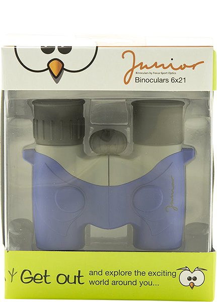 Focus Junior 6x21 Blue/Grey Binoculars Lifestyle