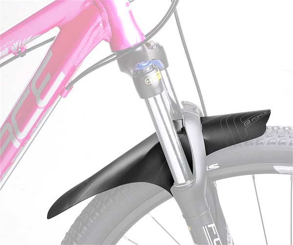 Bicycle mudguard Force Tris on fork black .