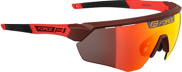 Force Enigma cycling glasses red, red mirrored glass .