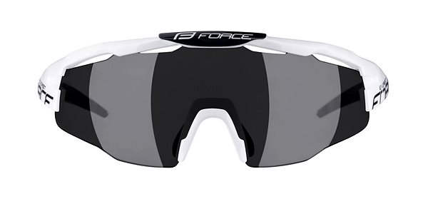 Kerékpáros szemüveg Force EVEREST, fehér-fekete, fekete üveg Csomag tartalma