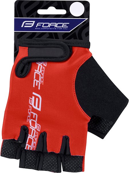 Biciklis kesztyű Force KID - piros, S ...