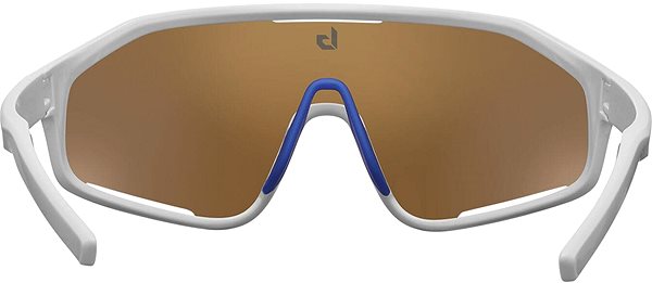 Cycling Glasses Bollé SHIFTER White Shiny - Brown Blue CAT.3 Back page