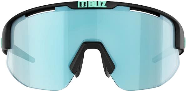 Cycling Glasses Bliz MATRIX SMALL Matt Black Smoke w Ice Blue Multi Cat.3 Screen