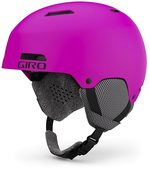 Lyžařská helma GIRO Crue Mat Bright Pink S Boční pohled