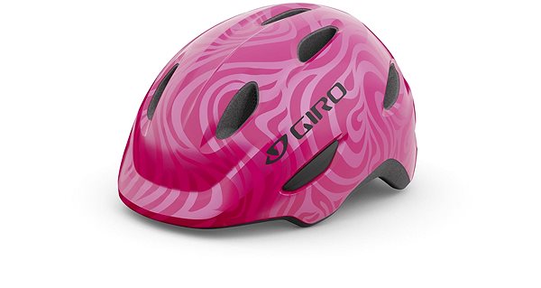 Prilba na bicykel GIRO Scamp Bright Pink/Pearl XS Bočný pohľad