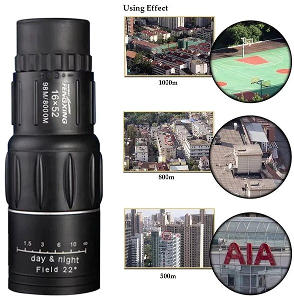Binoculars Genetic 0904 Monocular 16x52 Features/technology 2
