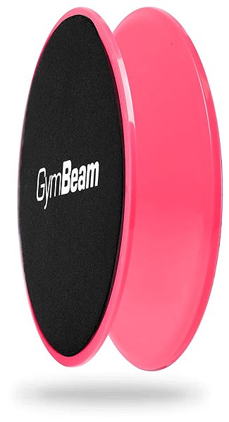 Podložka na cvičenie GymBeam Core Sliders ružová ...