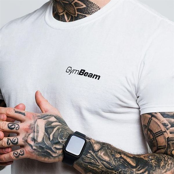 Tričko GymBeam pánske tričko Basic White M ...
