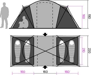 Tent Hannah Space 4 Capulet Olive Technical draft