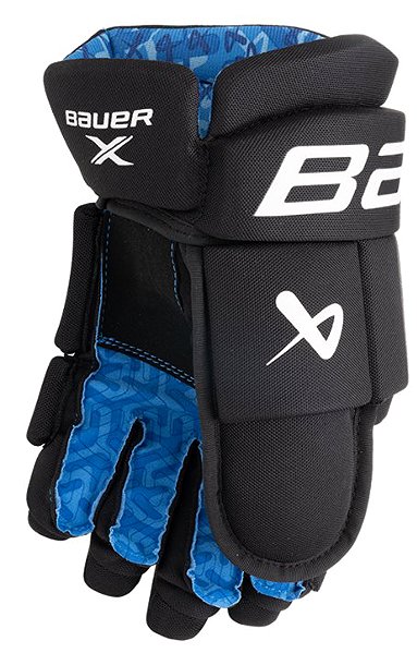 Bauer X S24 YTH youth hockey gloves, black, 9