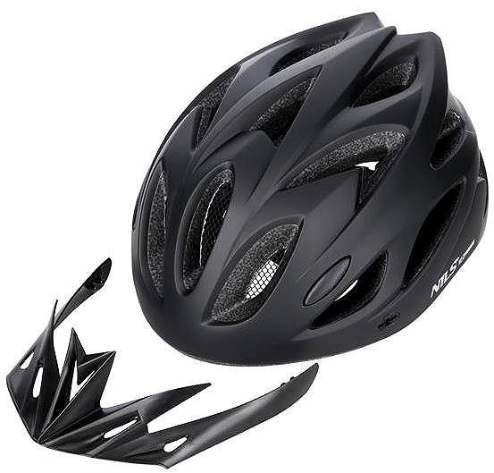 Bicycle helmet NILS EXTREME MTW291 black size. S (50-59 cm) helmet .