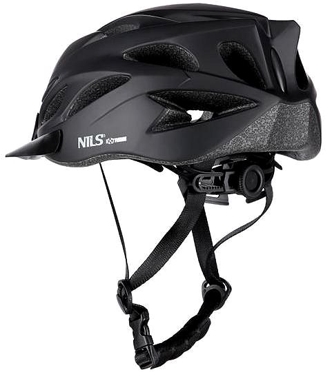 Bicycle helmet NILS EXTREME MTW291 black size. M (51-60 cm) helmet .