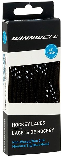 Laces Winnwell Plain laces black, 84