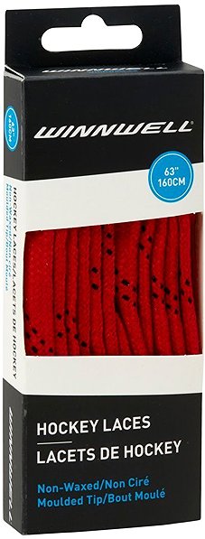 Shoelaces Winnwell Plain red shoelaces, 108