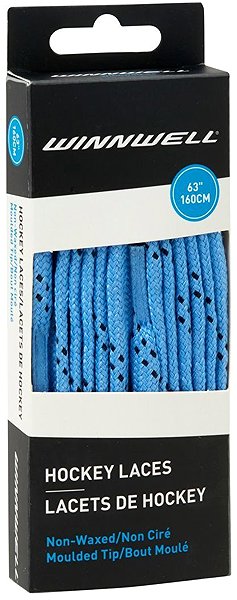 Laces Winnwell Plain laces light blue, 108