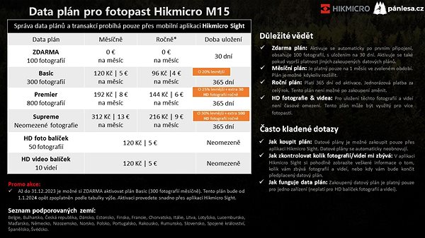 Fotopast Hikmicro M15 - Fotopast ...