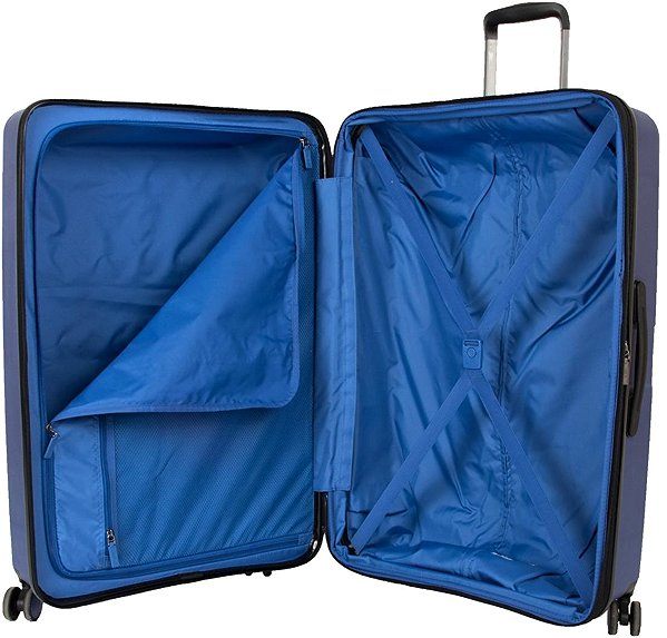 Travel case Heys Metallix L Cobalt Blue .