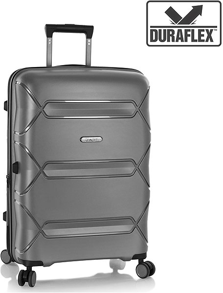 Heys Milos M Grey suitcase .