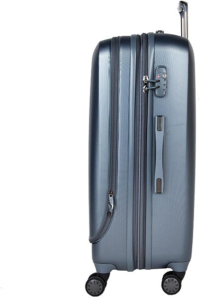 Heys Portal Smart L Slate Blue suitcase.