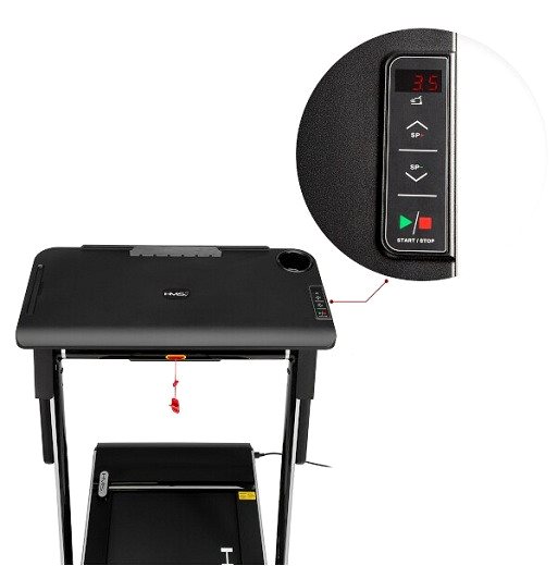Treadmill LOOP12 gray electric treadmill WITH HMS CONSOLE.