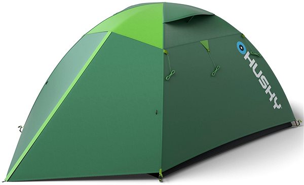 Tent Husky Boyard 4 Plus Green Lateral view
