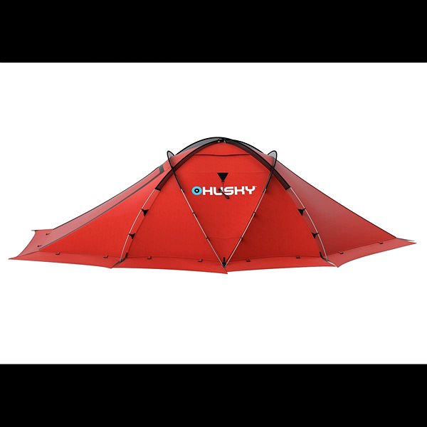 Tent Husky Fighter 3-4, Red Lateral view