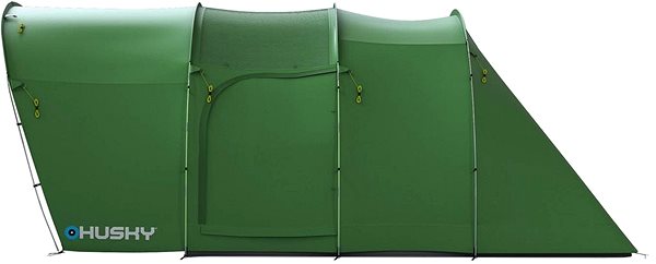 Tent Husky Bowad 12 Dural Blackroom, Green Lateral view