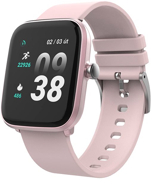 Smart Watch iGET FIT F20 Pink Lateral view