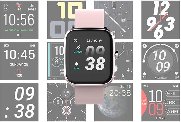 Smart hodinky iGET FIT F20 Pink Vlastnosti/technológia