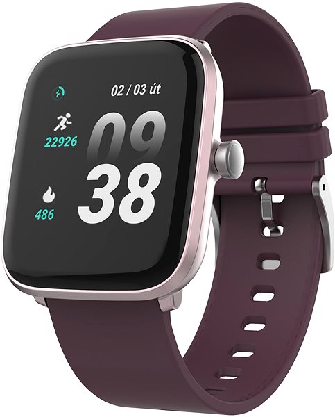 Smart Watch iGET FIT F25 Pink Lateral view