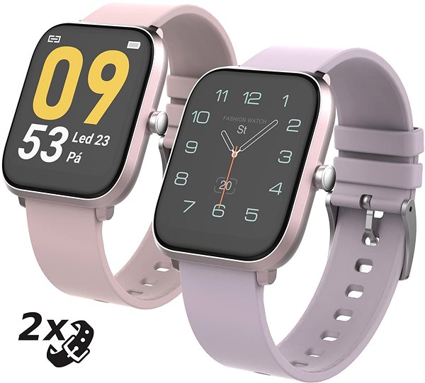 Smart Watch iGET FIT F45 Pink Lateral view