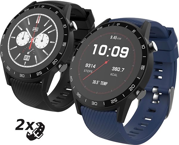 Smart Watch iGET FIT F85 Black Lateral view