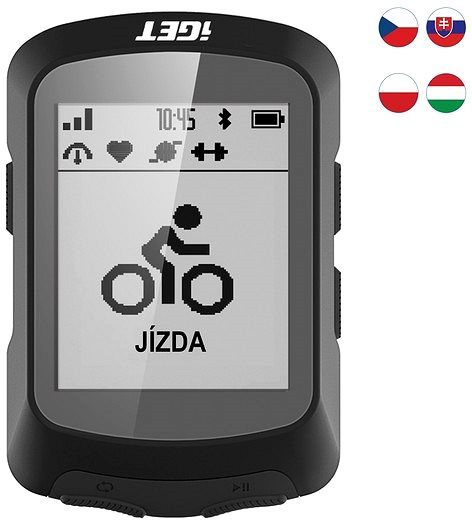 Kerékpáros computer iGET C220 GPS + AC200 + ASPD70 + ACAD70 + AC81 ...