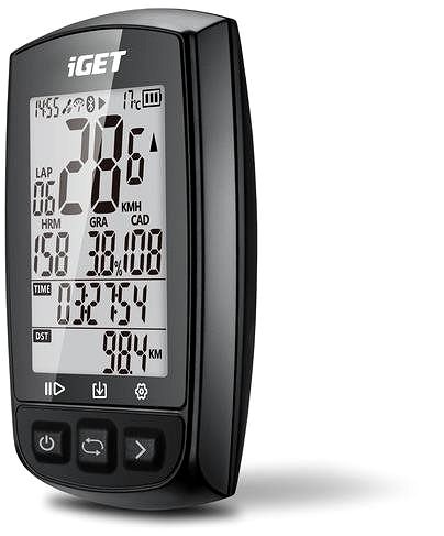 Cyklocomputer iGET C210 GPS + držiak AC200 + puzdro AS210 ...