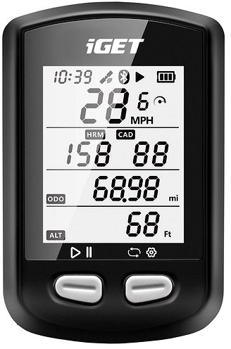 Cyklocomputer iGET C200 GPS + držiak AC200 ...