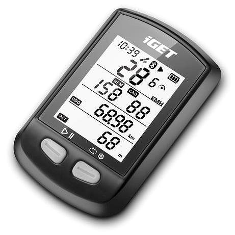 Kerékpáros computer iGET C200 GPS + AC200 tartó ...