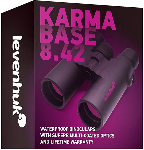 Binoculars Levenhuk Karma BASE 8x42 Binoculars Packaging/box
