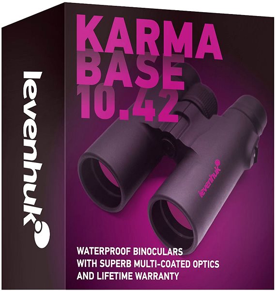 Binoculars Levenhuk Karma BASE 10x42 Binoculars Packaging/box