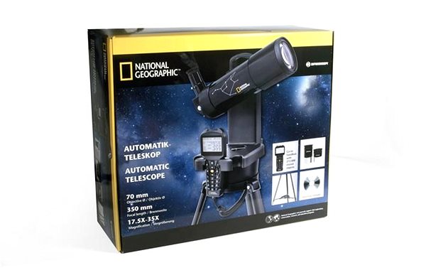 Teleszkóp Bresser National Geographic 70 / 350 GOTO 70mm Refractor ...