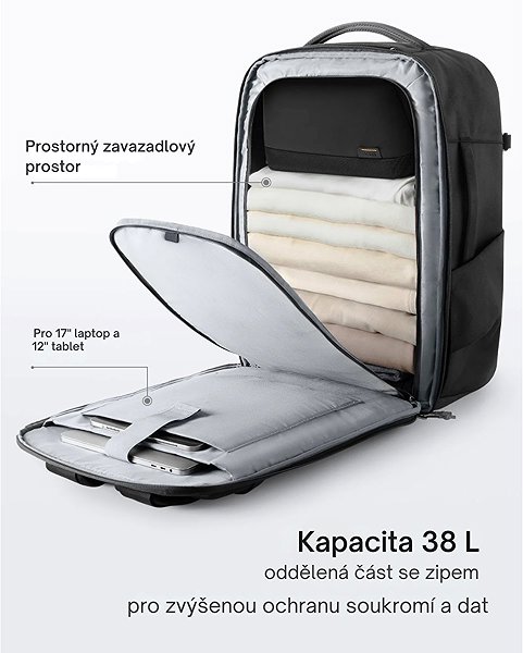 Backpack INATECK Travel backpack with separate compartment 38 l .