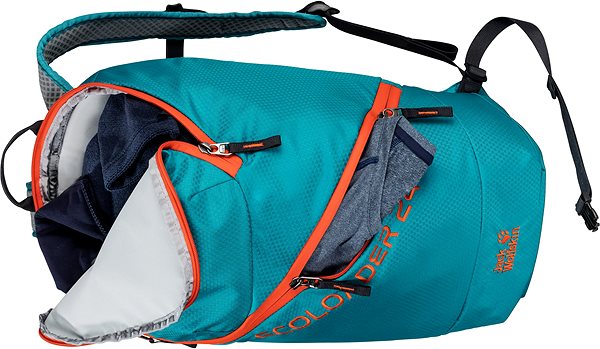 Turistický batoh Jack Wolfskin Ecoloader 24 Pack tyrkysový Vlastnosti/technológia