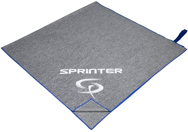 Uterák SPRINTER uterák z mikrovlákna 70 × 140 cm, sivo-modrý ...