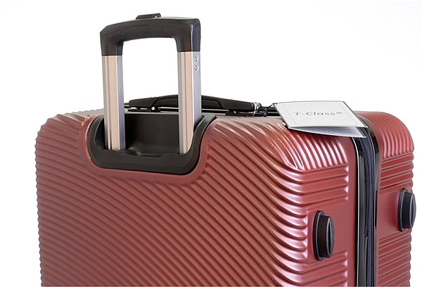 Cestovný kufor T-class 2011,veľ. XL, TSA zámok, (vínová), 75 × 49 × 31,5 cm Vlastnosti/technológia 2