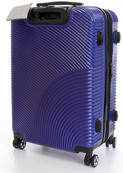 Cestovný kufor T-class 2011, veľ. L, TSA zámok, (modrá), 65 x 43 x 27,5 cm Zadná strana